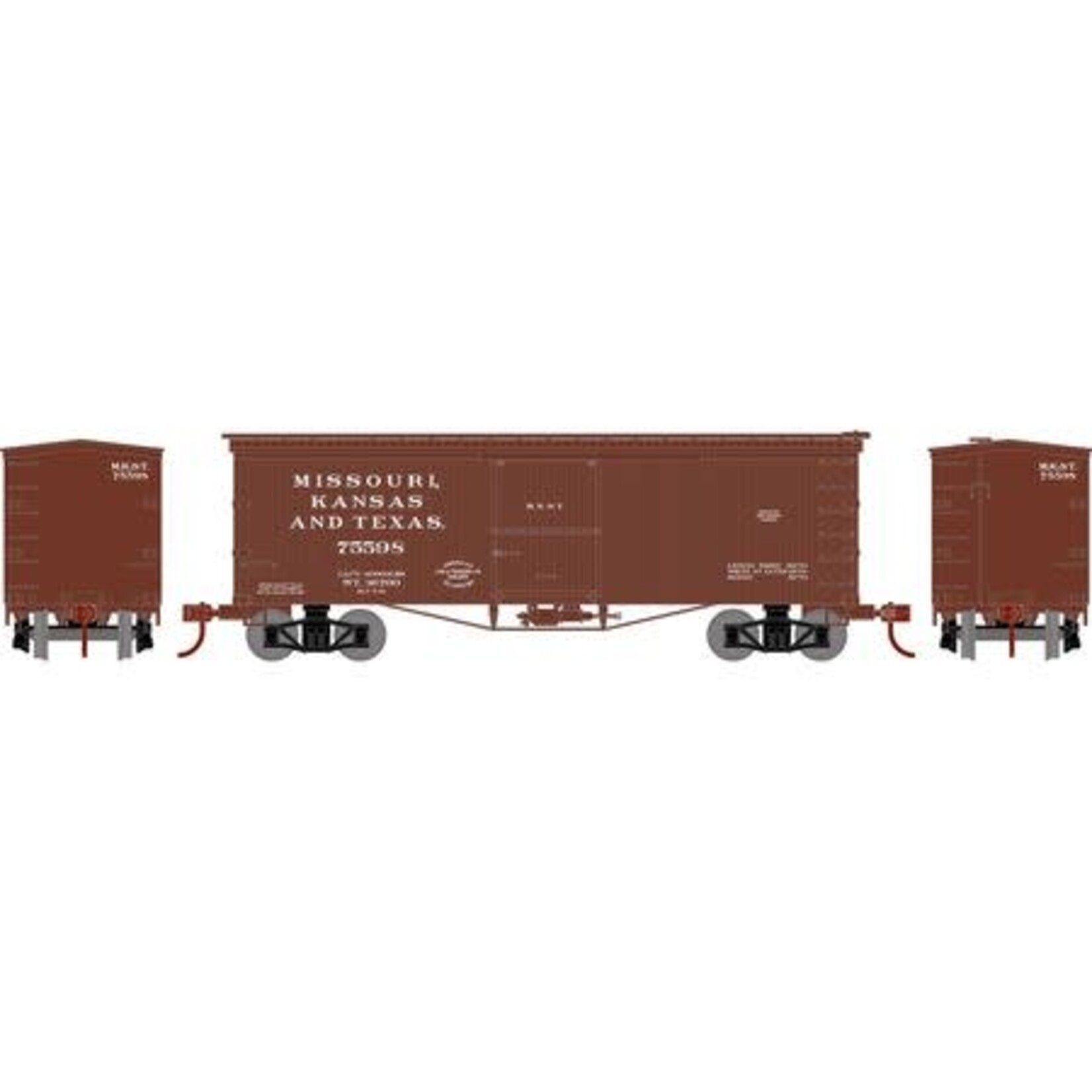 Athearn 5187 N 36' Old Time Wood Box, MKT #75598