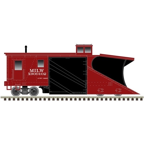 50005873 N Russell Snow Plow Milwaukee Road X9