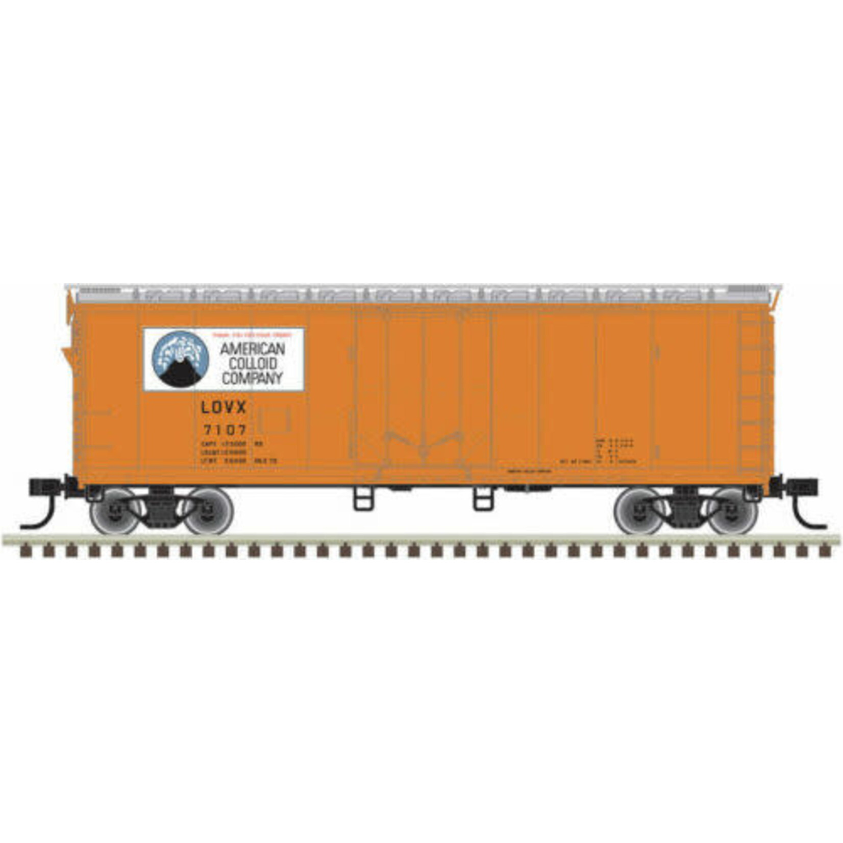 Atlas 50002774 N Trainman 40' Plug Door Box,American Colloid7121