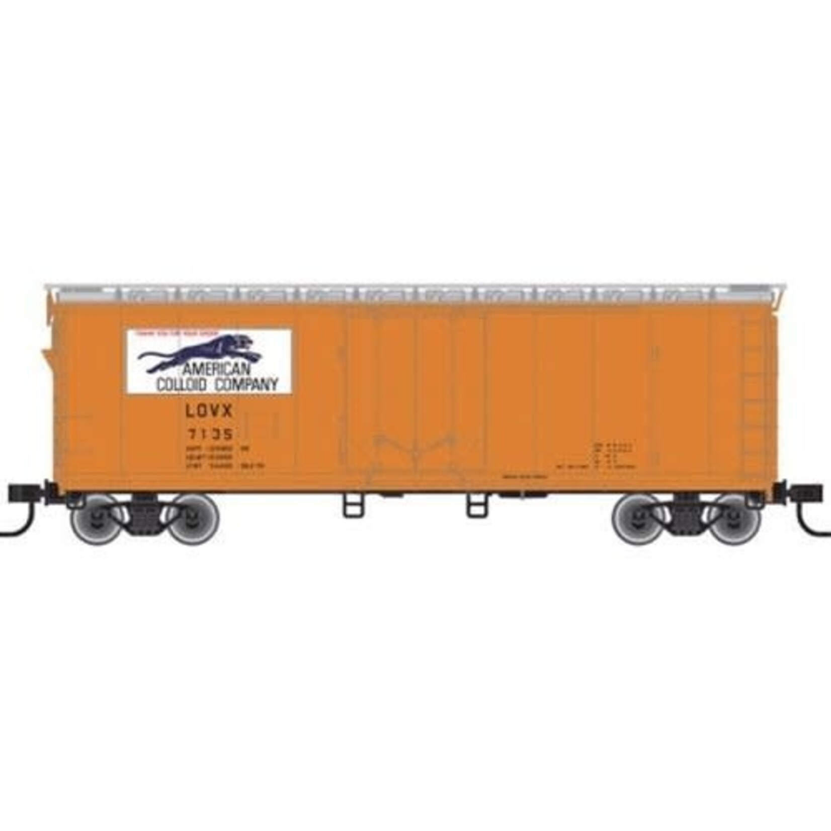 Atlas 50002772 N Trainman 40' Plug Door Box,American Colloid7135