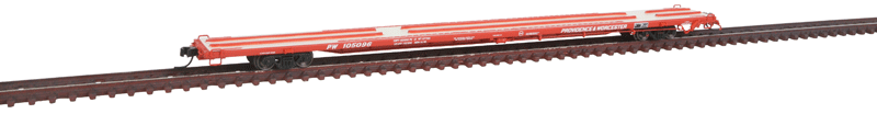 50001042 N 89' 4" Flat Car - Providence and Worcester