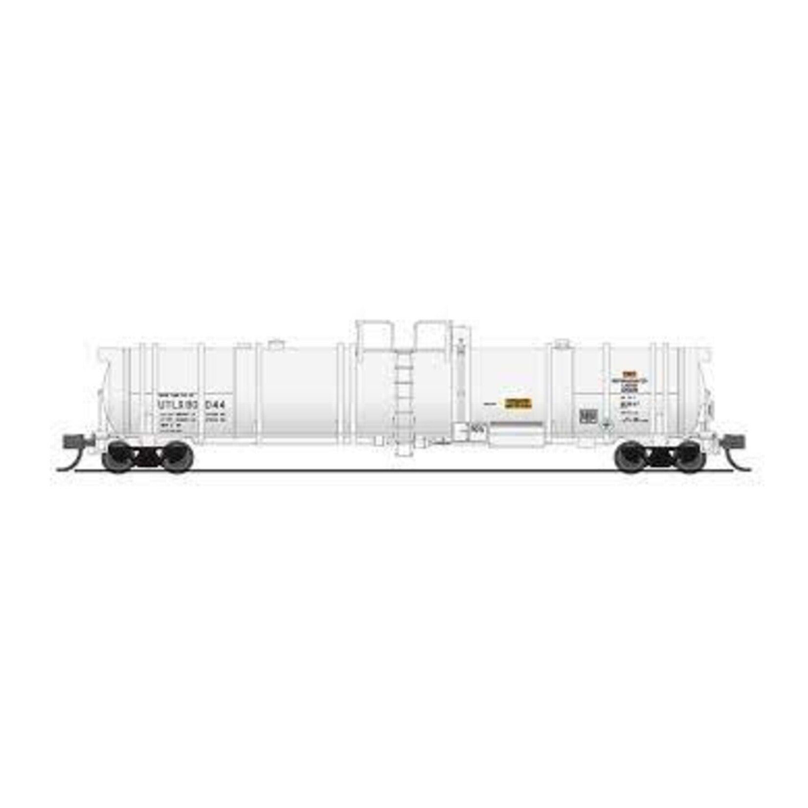 Broadway Limited 3834 N Cryogenic Tank Car, UTLX, White