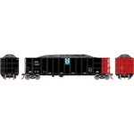 Athearn 3832 N Thrall High Side Gondola w/Load, DJJX #14023