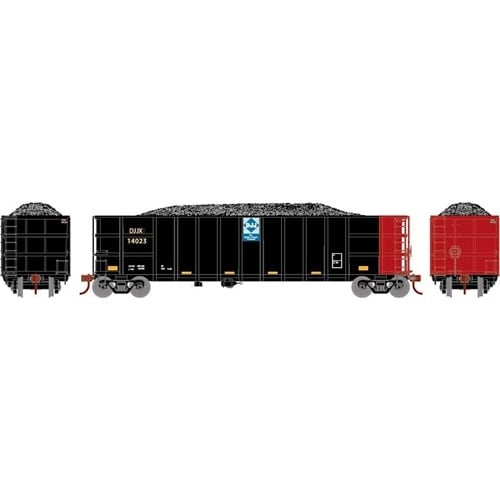 3832 N Thrall High Side Gondola w/Load, DJJX #14023
