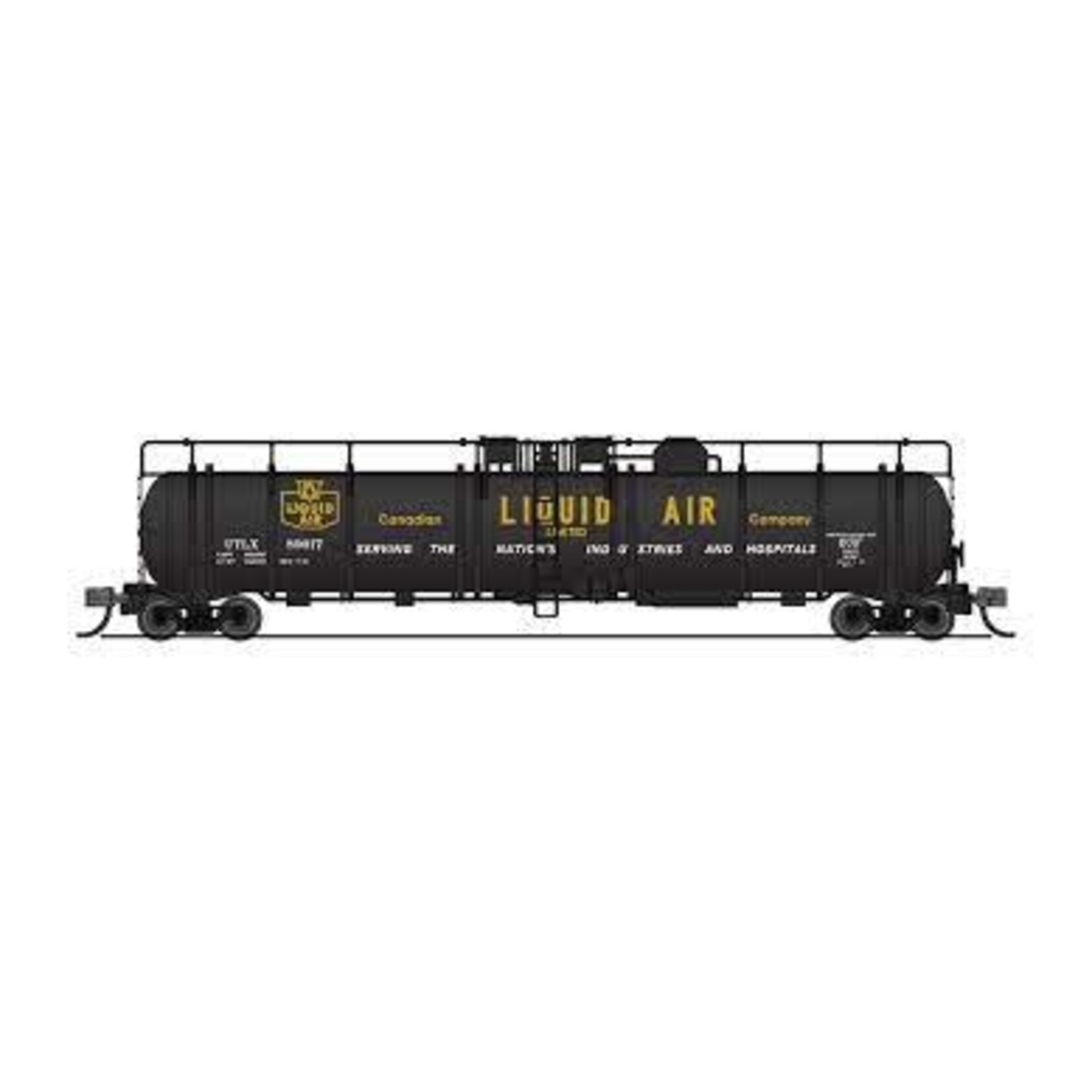 Broadway Limited 3832 N Cryogenic Tank Car, Canadian Liquid Air Co