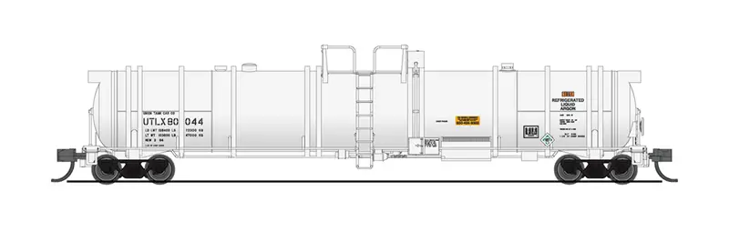 3827 N Cryogenic Tank Car, UTLX, White, 2-pack