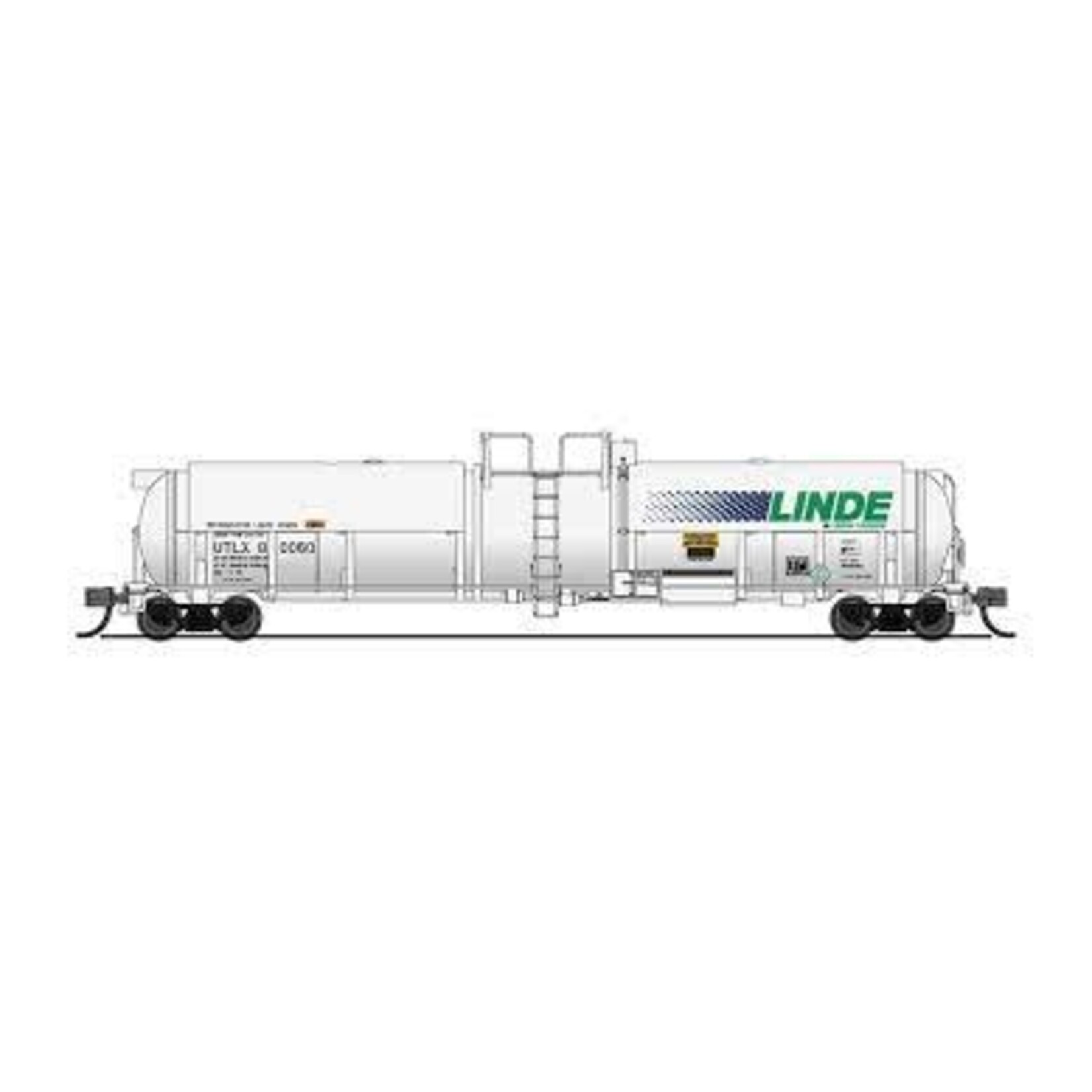 Broadway Limited 3826 N Cryogenic Tank Car, Linde, 2-pack