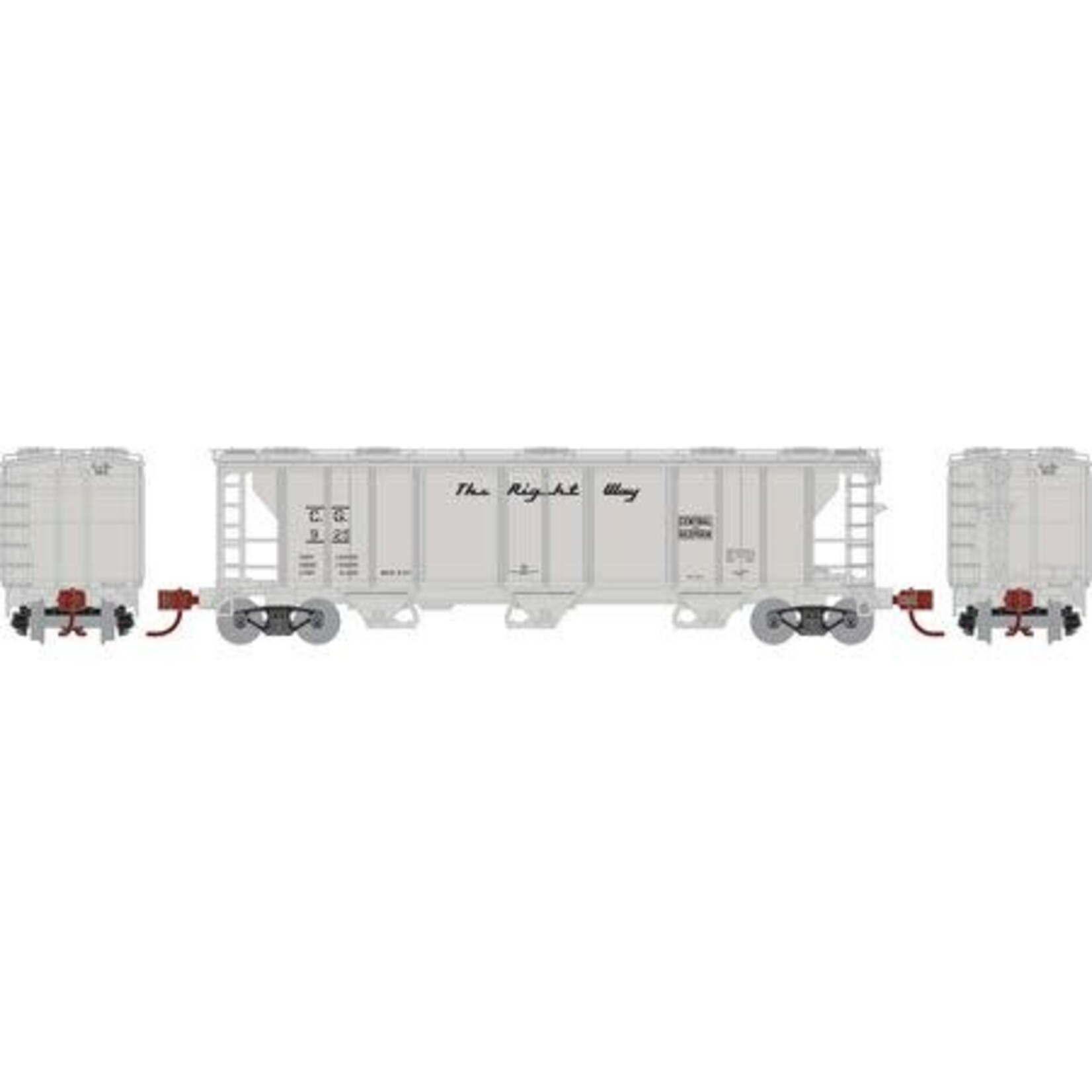 Athearn 28334 N PS-2 2893 3-Bay Covered Hopper, C of G #925