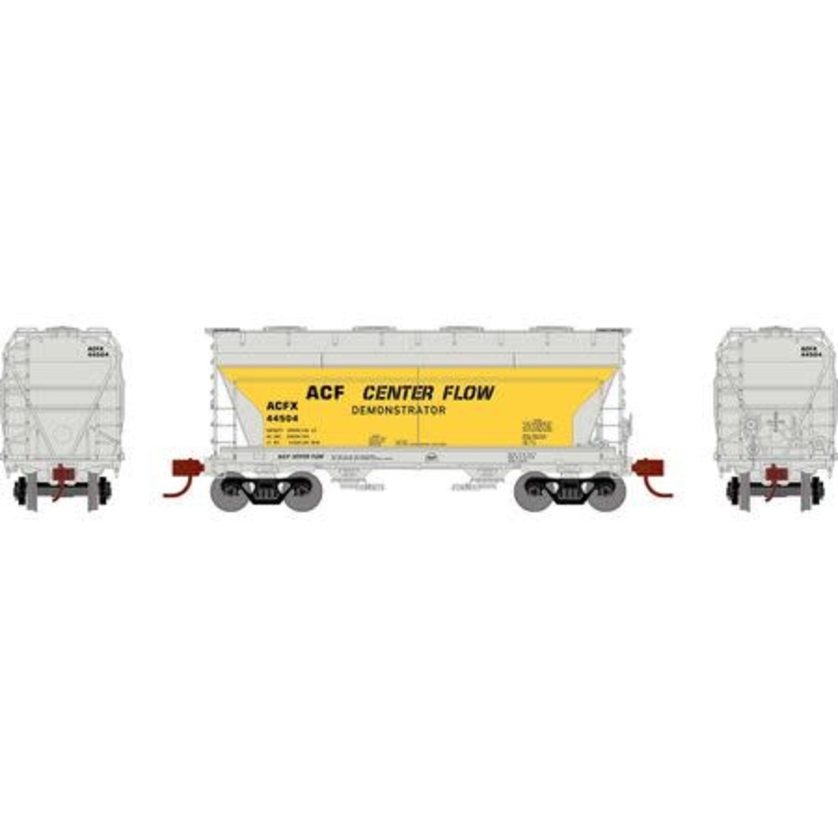 Athearn 24666 N ACF 2970 Covered Hopper, ACF Demo #44504