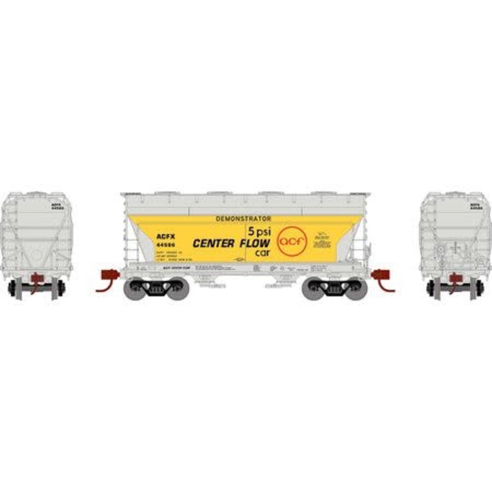 Athearn 24665 N ACF 2970 Covered Hopper, ACF Demo #44586