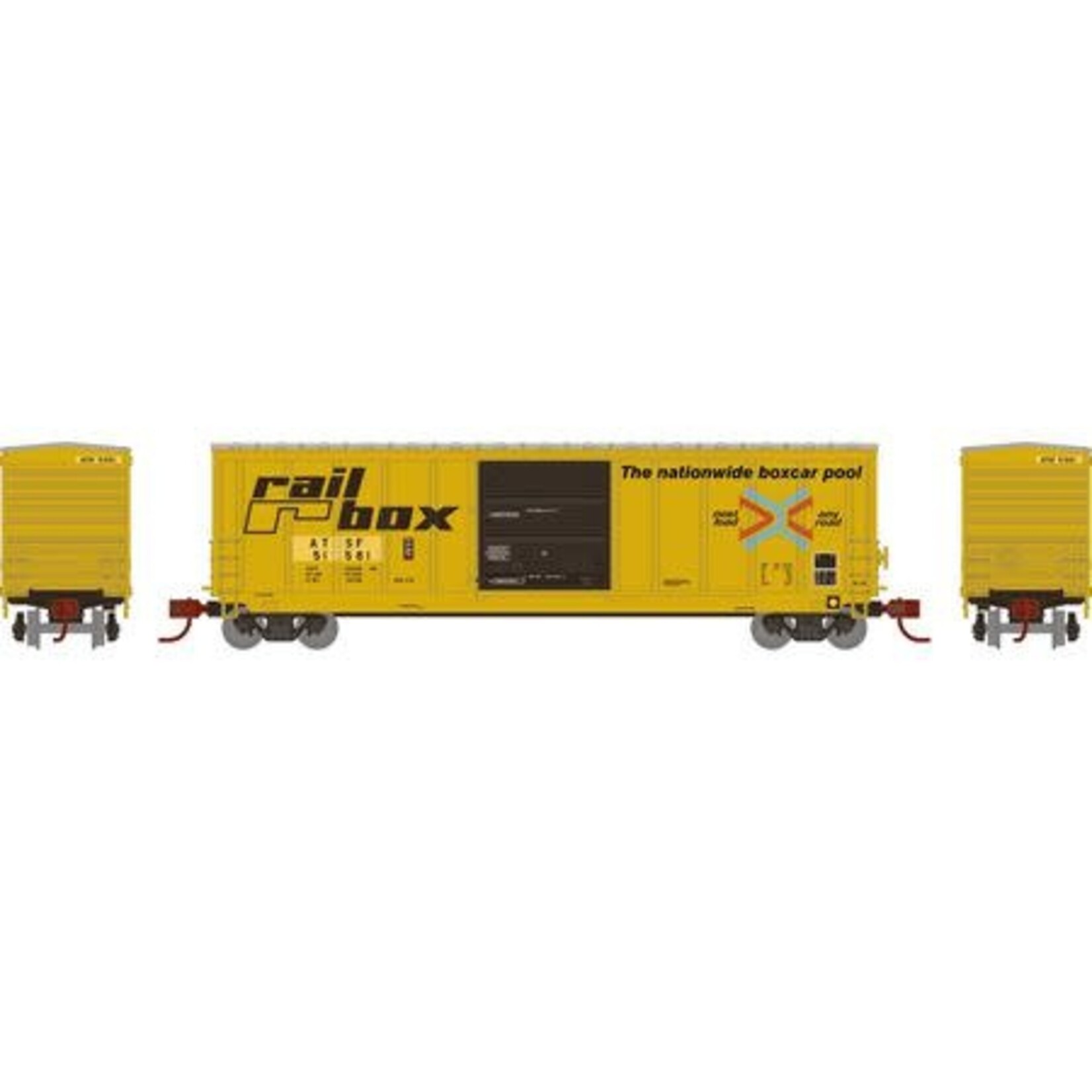 Athearn 2334 N 50' PS 5277 Box, SF #51581