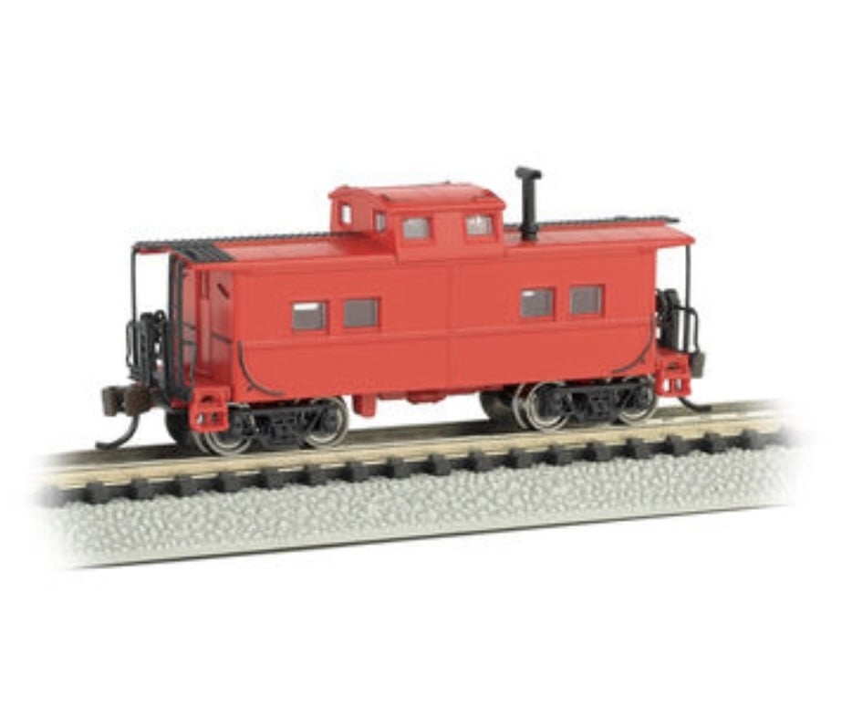 16856 N Northeast Steel Caboose Unlettered Red