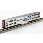 Kato 1560947 N Bi-Level Commuter Cab-Coach Virginia Railway Express