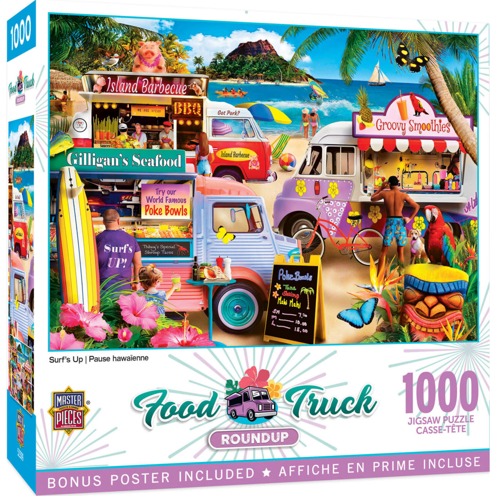 MasterPieces 72329 Surfs Up 1000pc Puzzle