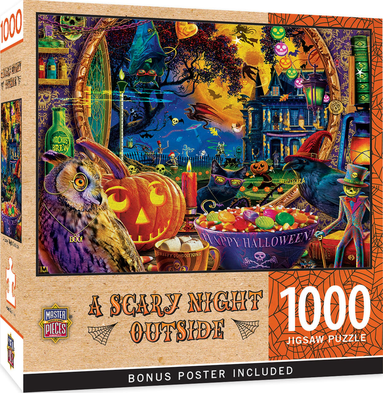 72245 A Scary Night Outside 1000pc