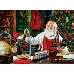 MasterPieces 72244 Santa's Workshop with Train 1000 Piece Puzzle