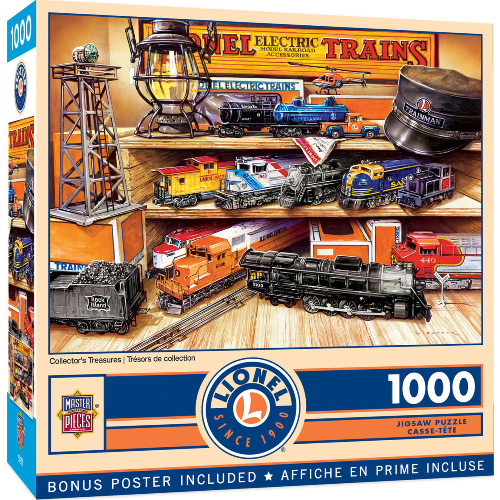 MasterPieces 72191 Lionel Trains: Collectors Treasures 1000pc