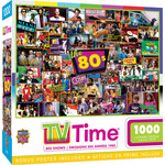 MasterPieces 72157 TV Time 1980'S Collage Puzzle 1000 Piece