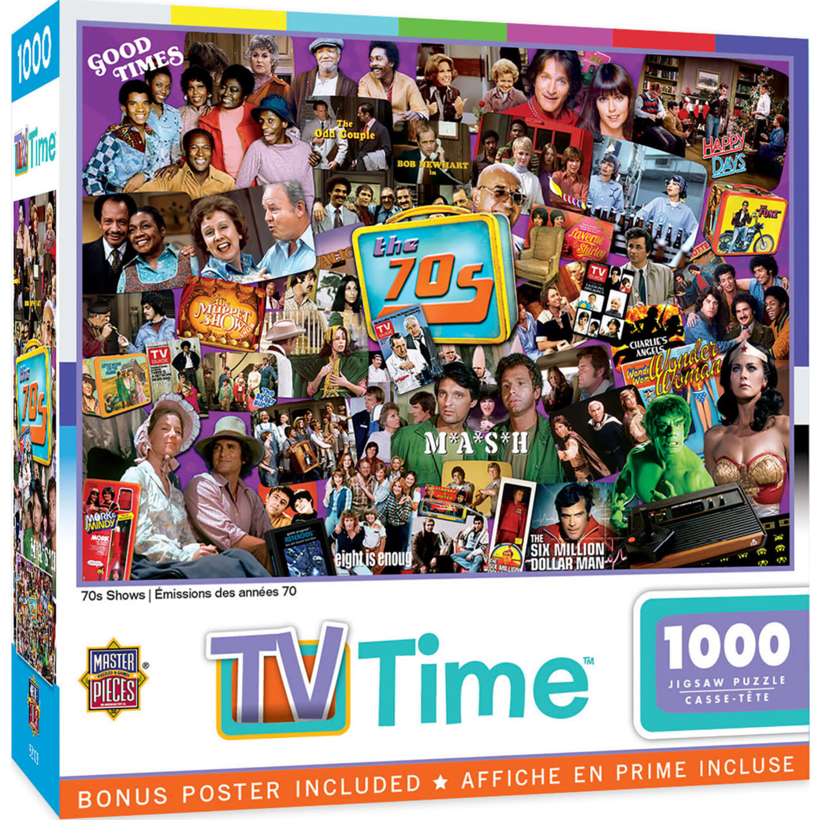 MasterPieces 72156 1970'S Collage Puzzle 1000 Piece