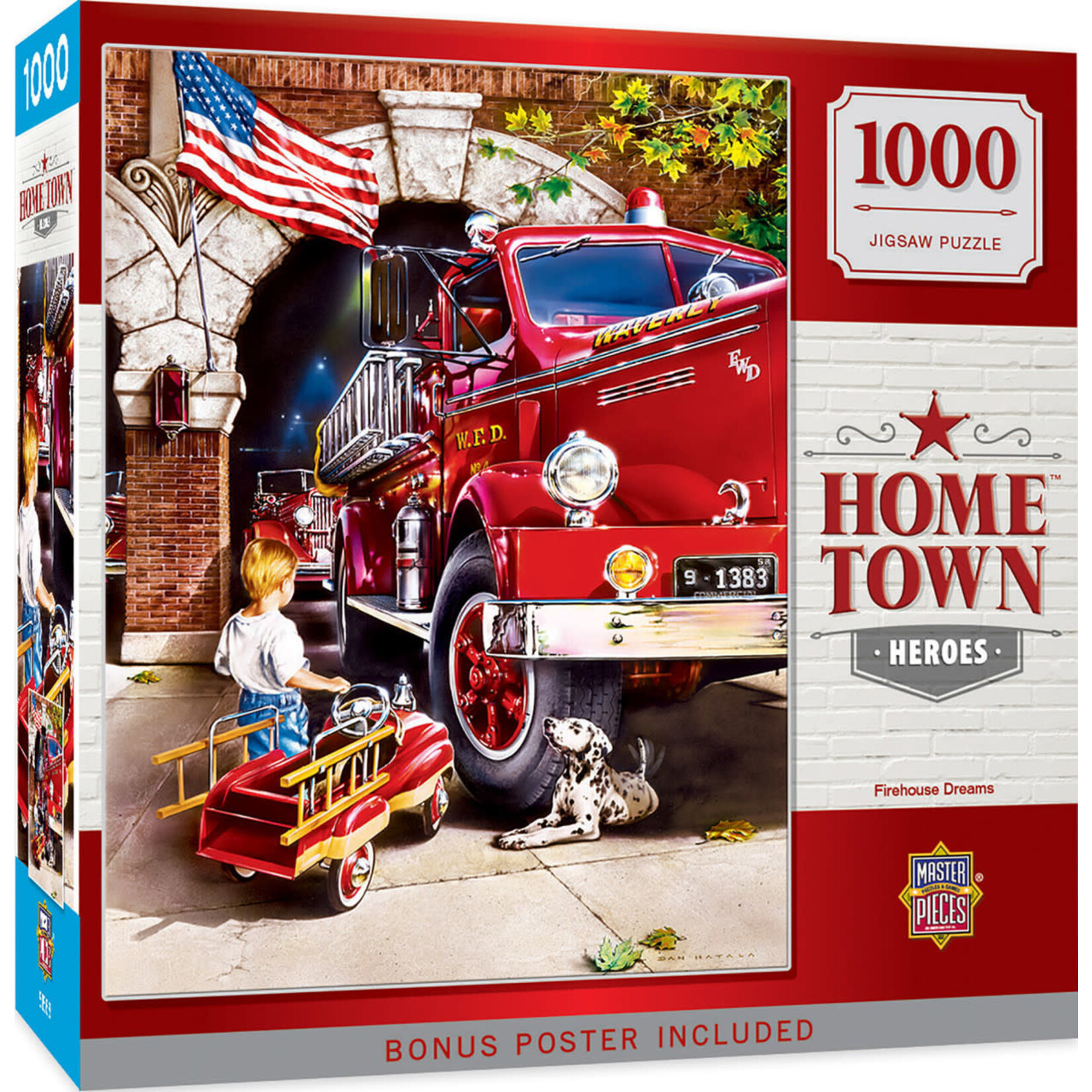 MasterPieces 72066 Firehouse Dreams Puzzle 1000pc