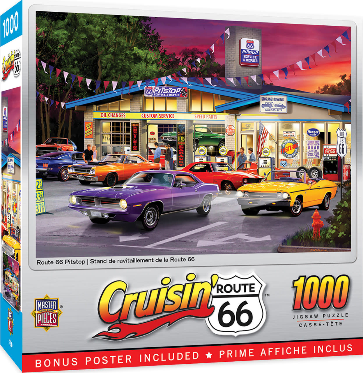 72040 Route 66 Pitstop Puzzle 1000pc
