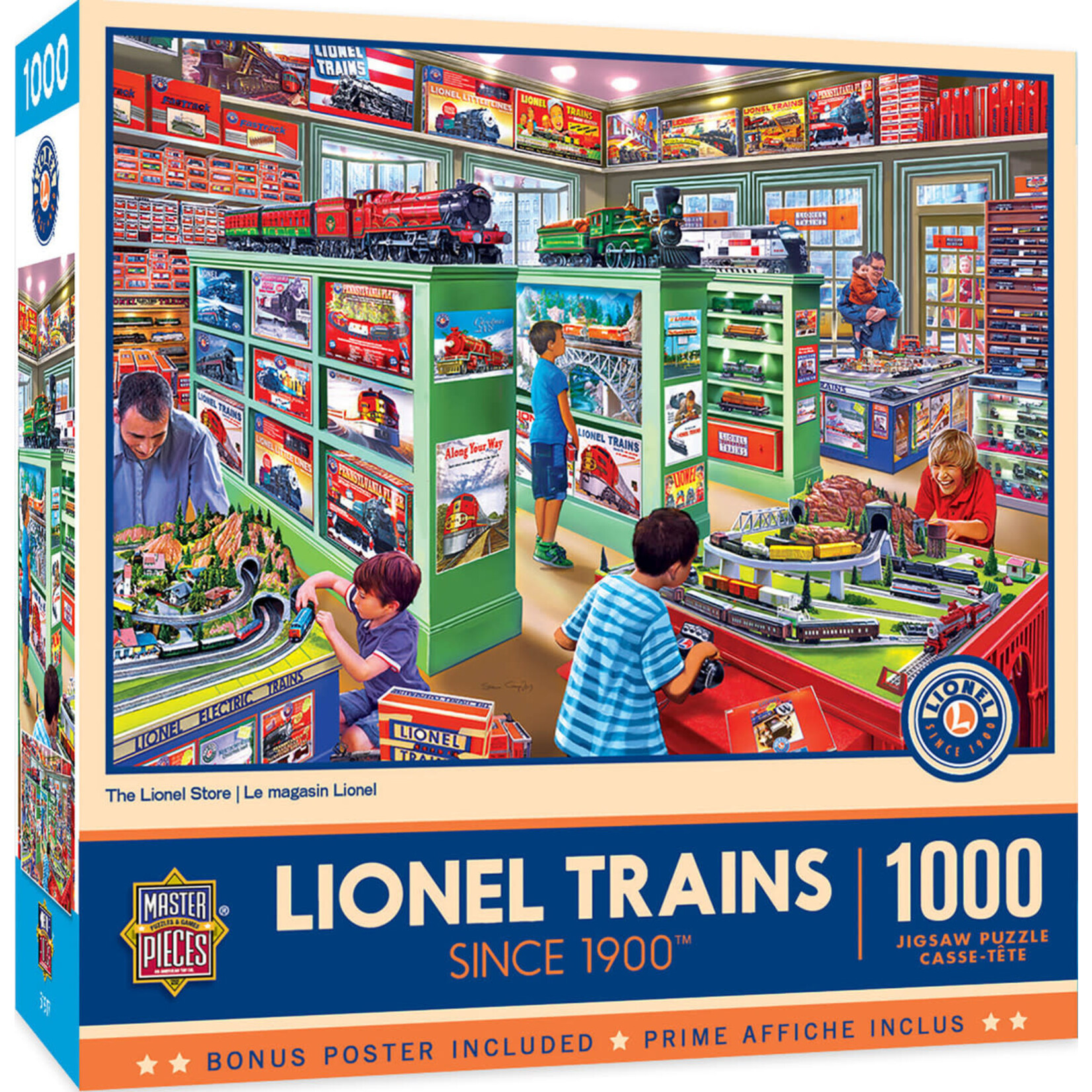 MasterPieces 72030 Lionel Trains Puzzle 1000pc