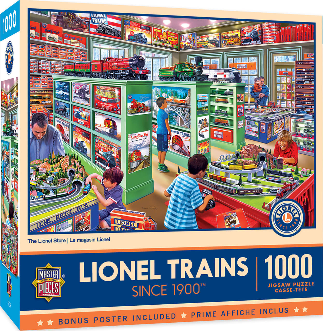 72030 Lionel Trains Puzzle 1000pc