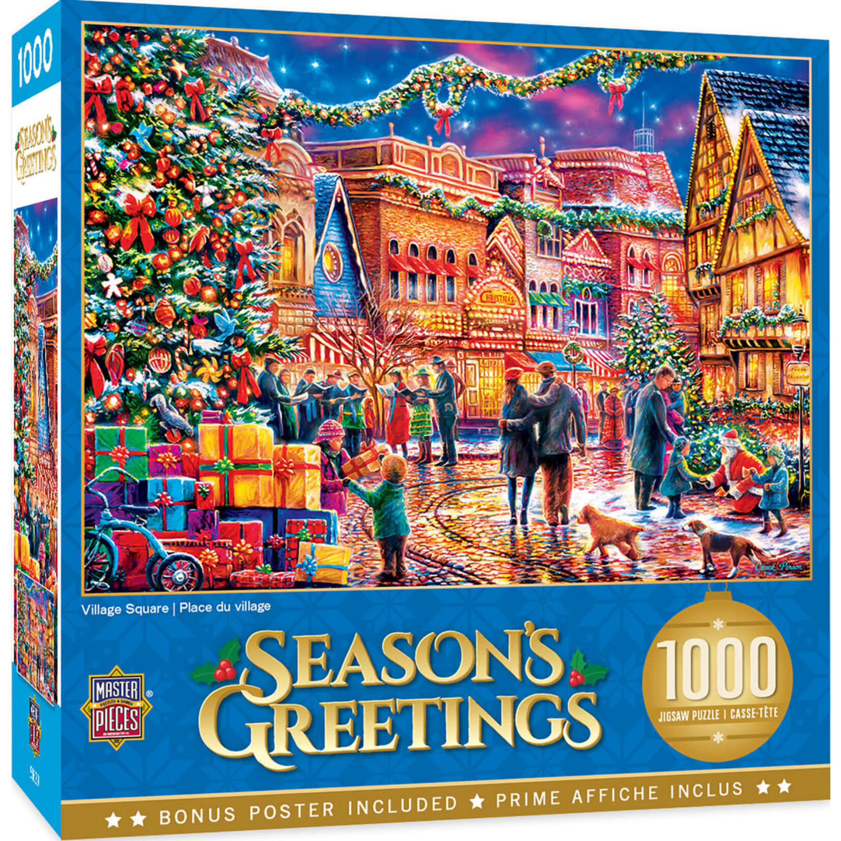 MasterPieces 71983 Village Square 1000 Piece