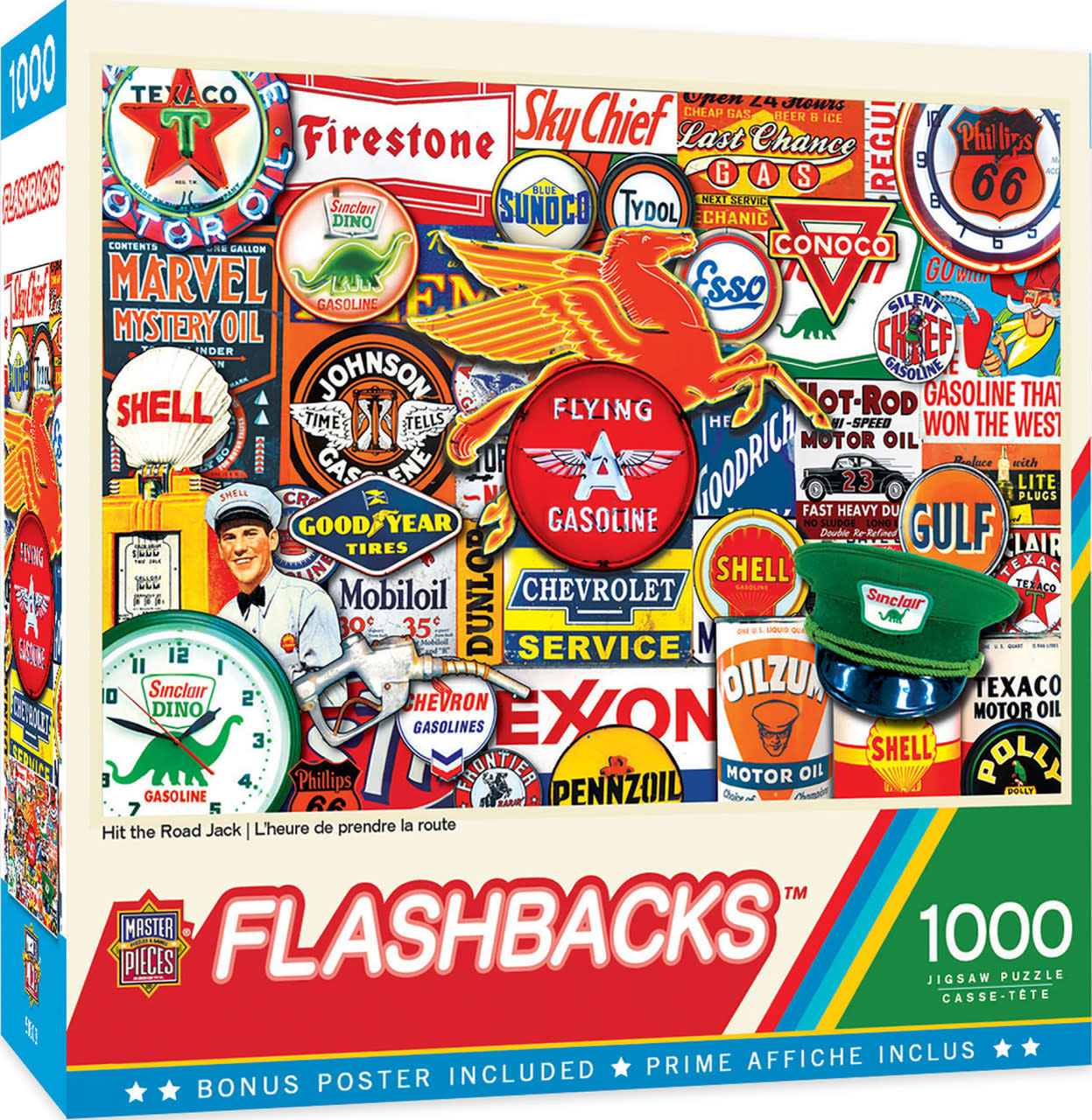 71834 Gas Station Siigns Puzzle 1000pc