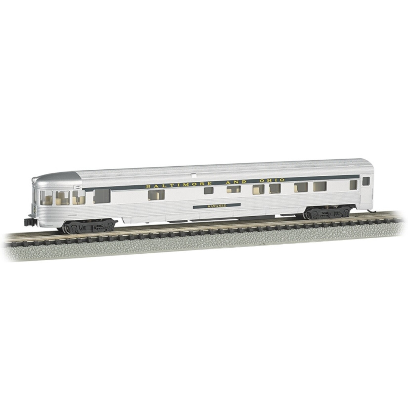 Bachmann 14553 N 85 FT OBSERVATION W/ LIGHTED INT. B&O