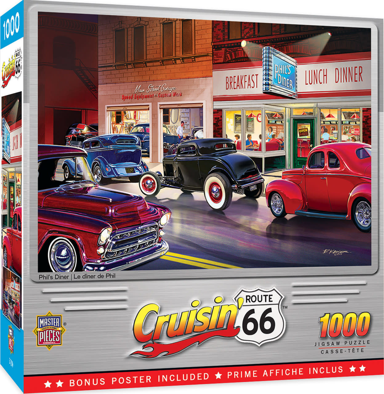 71514 Route 66/Phil's Diner Puzzle 1000pc