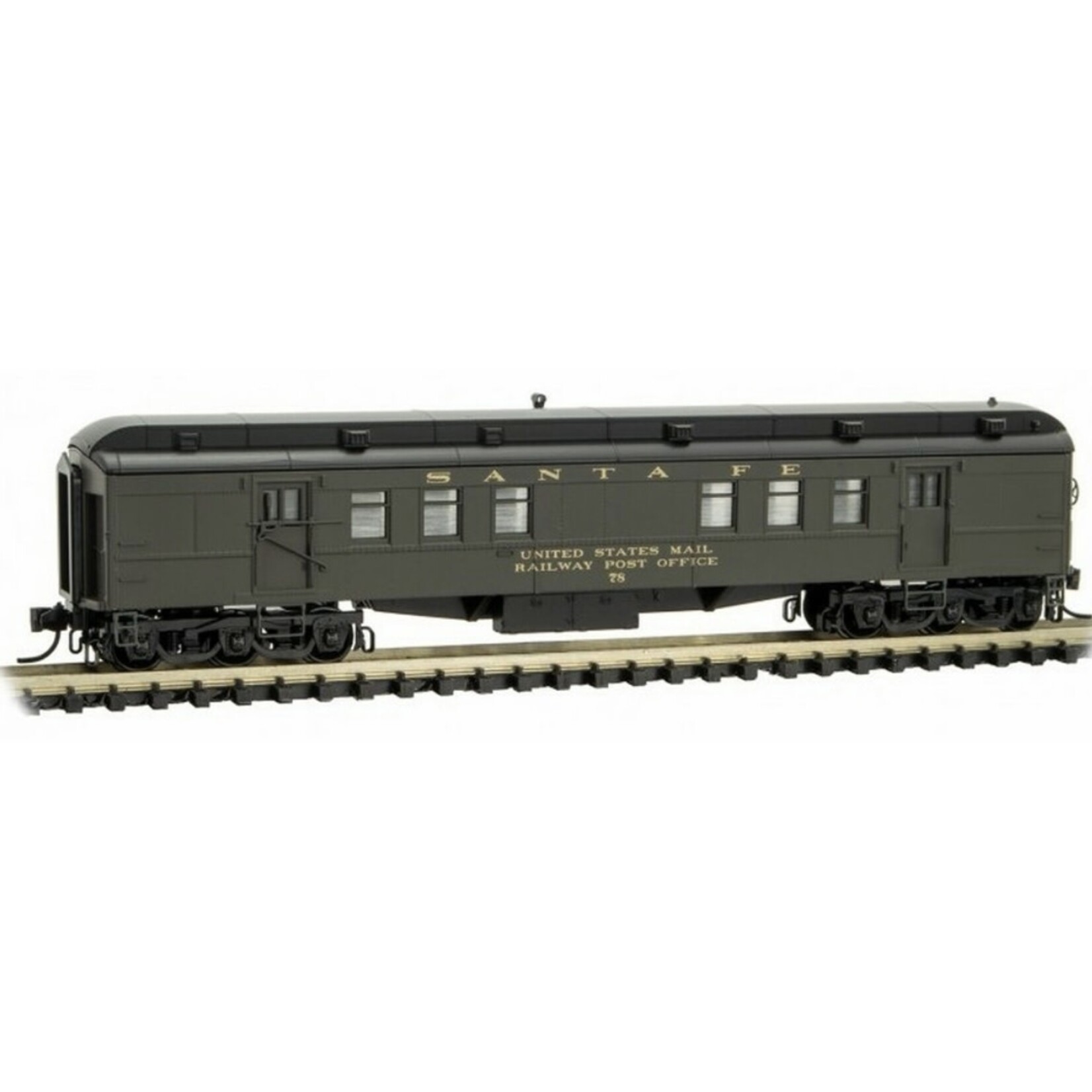 Micro Trains Line 14000041 N Passenger Car, Atchison Topeka and Santa Fe