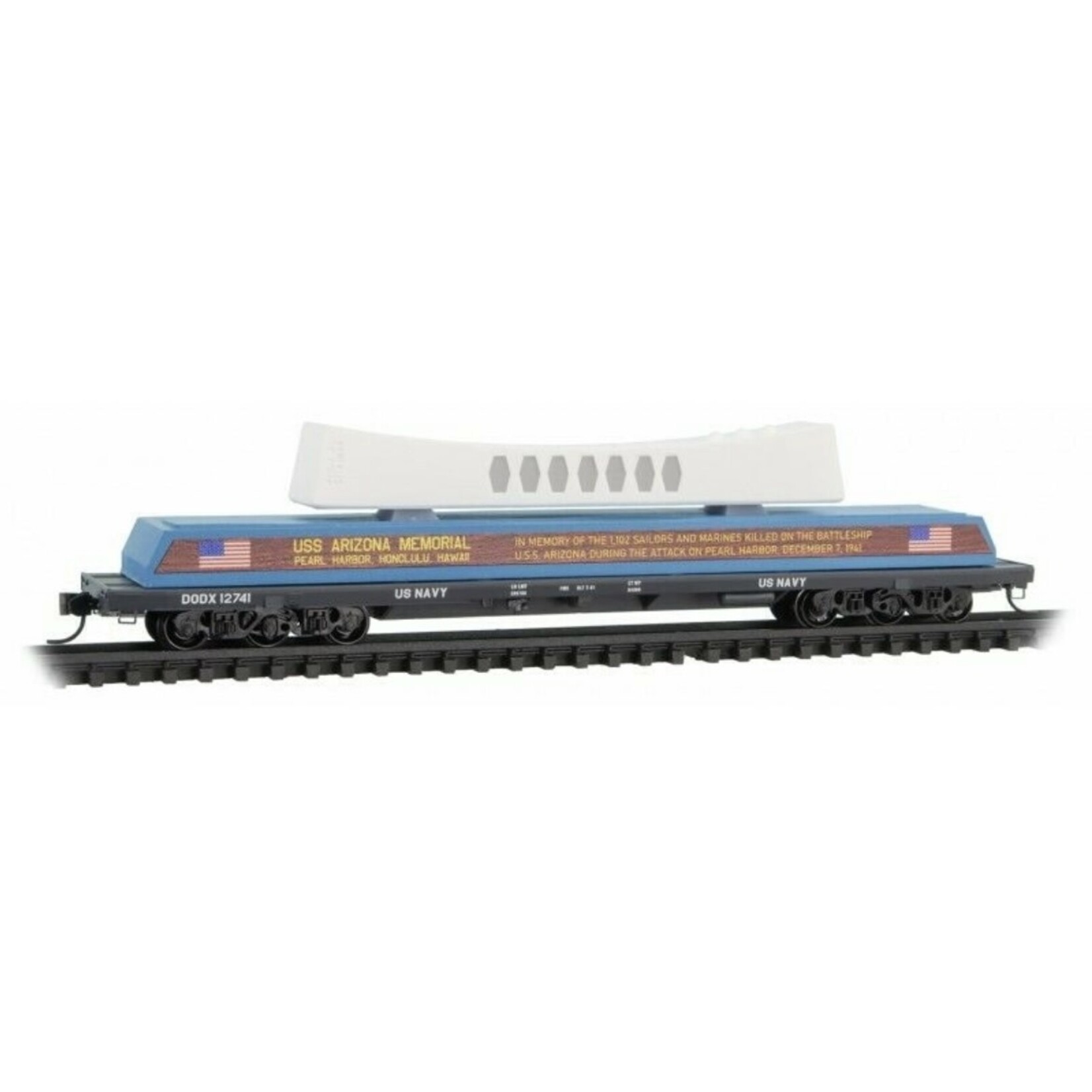 Micro Trains Line 13700073 N DODX Navy USS Arizona Memorial