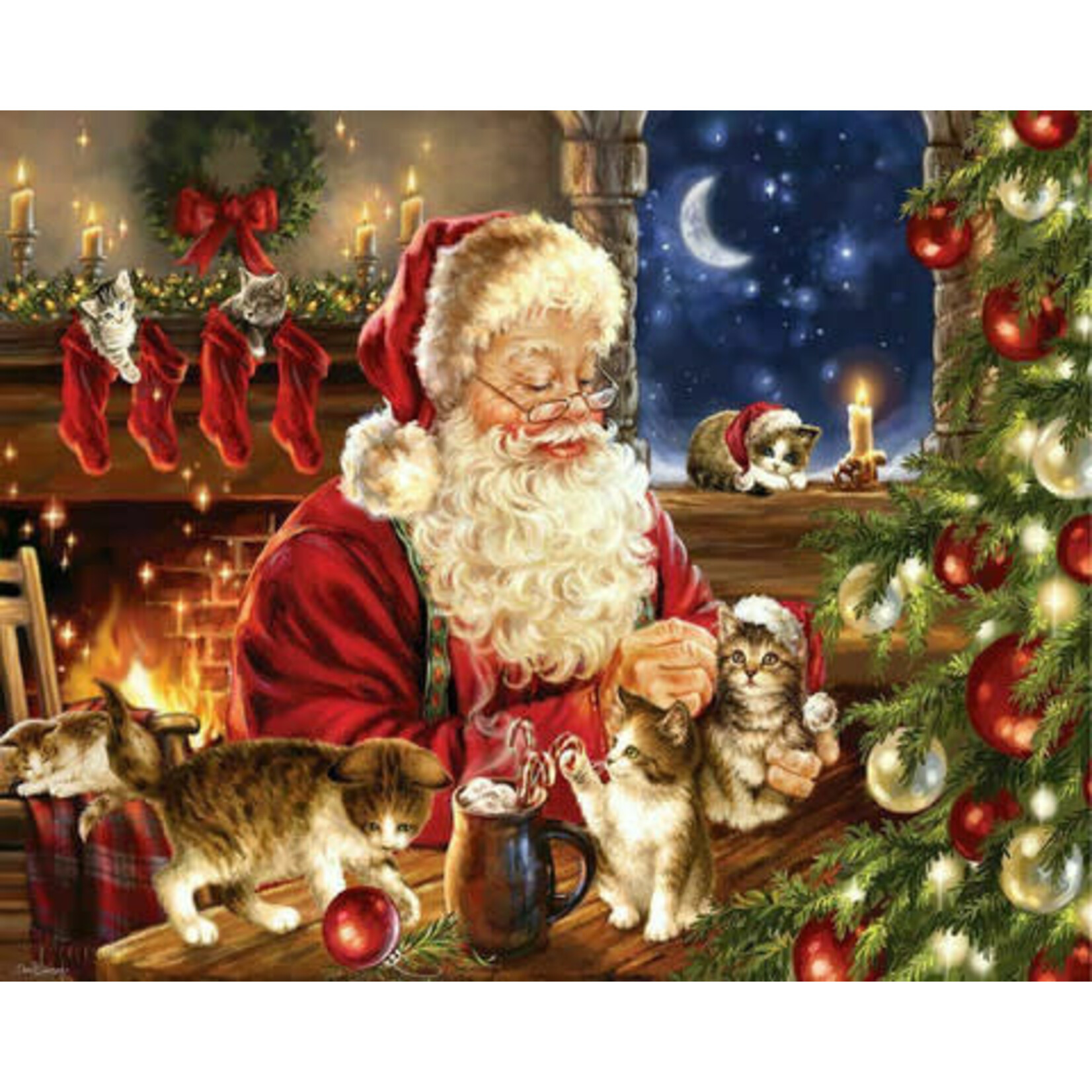 Springbok 3410902 Christmas Kittens 100 Piece Jigsaw Puzzle