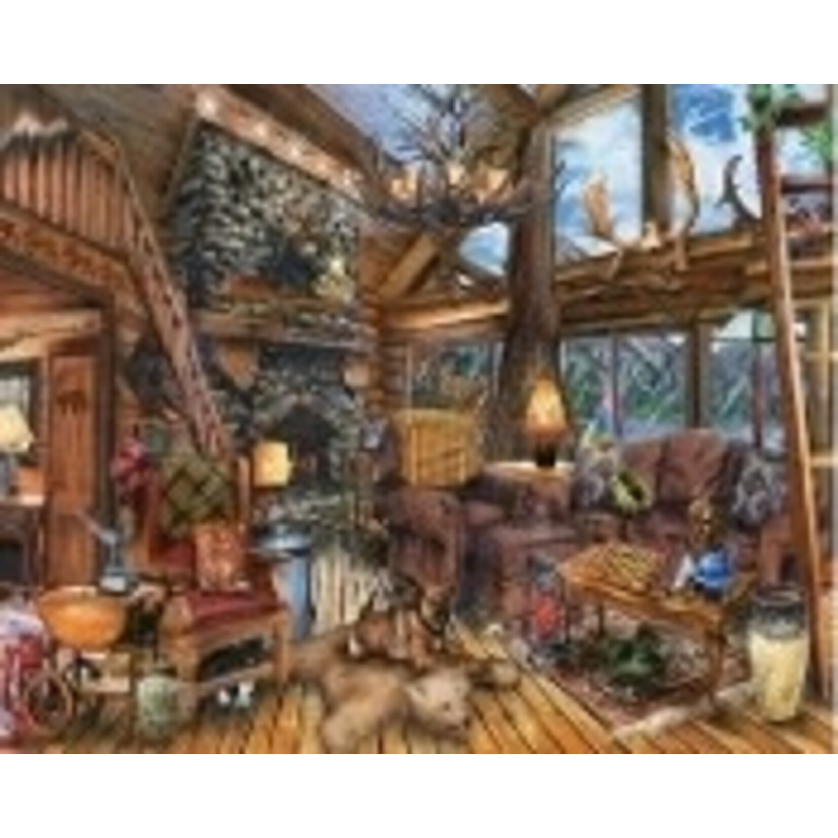 Springbok 3310790 The Hunting Lodge 1000 Piece Jigsaw Puzzle