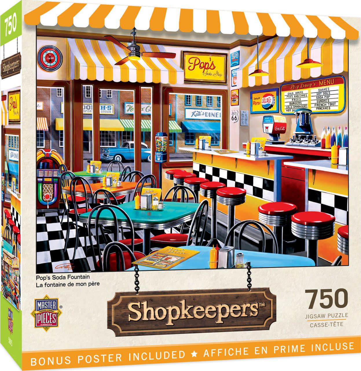 31829 Soda Fountain Puzzle 750pc
