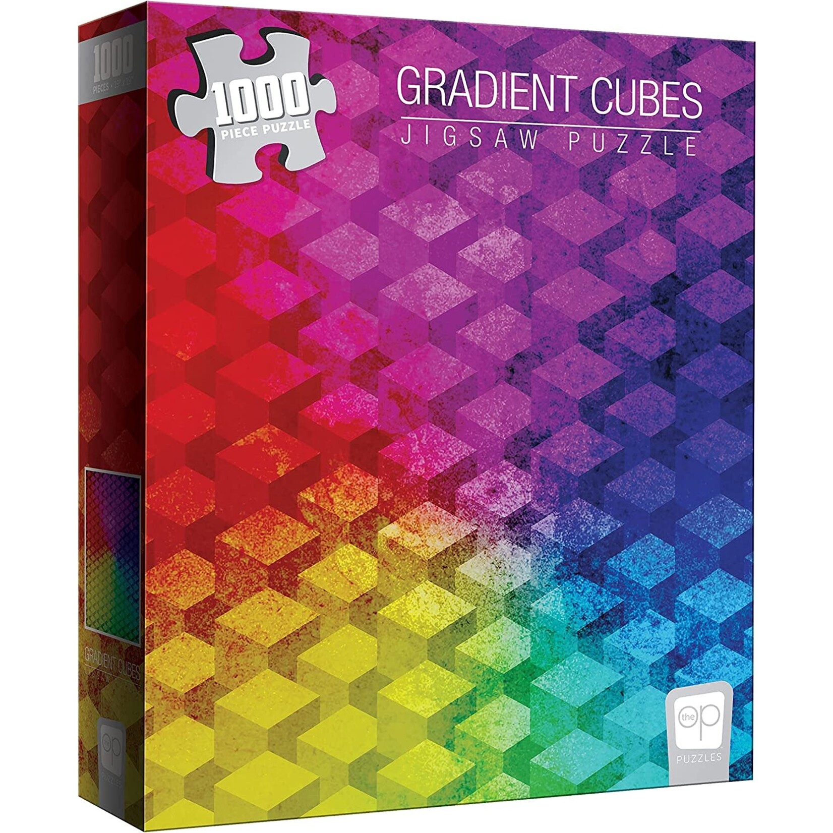 USAopoly 15413 Gradient Cubes 1000 Piece Puzzle