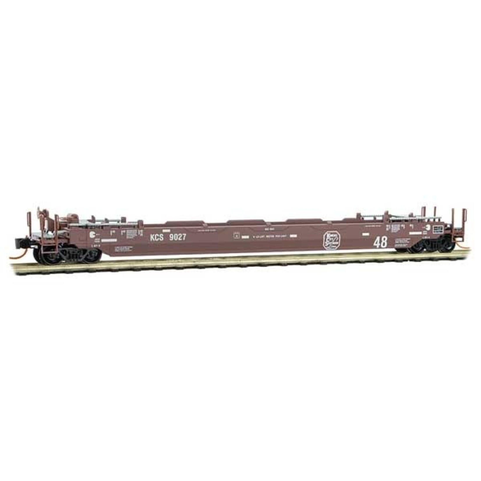 Micro Trains Line 13500070 N KCS 70' Husky Stack Well Car 9027