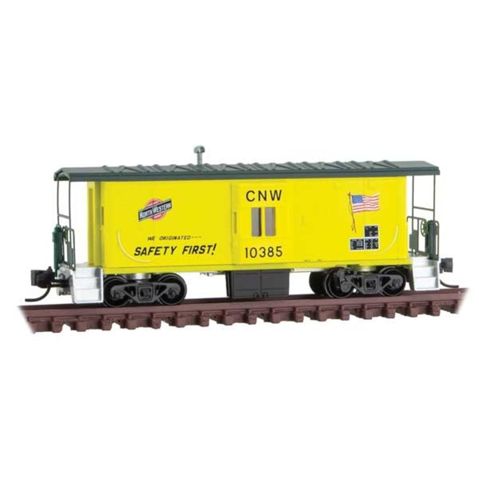 Micro Trains Line 13000280 N Chicago Northwestern Bay Window Caboose