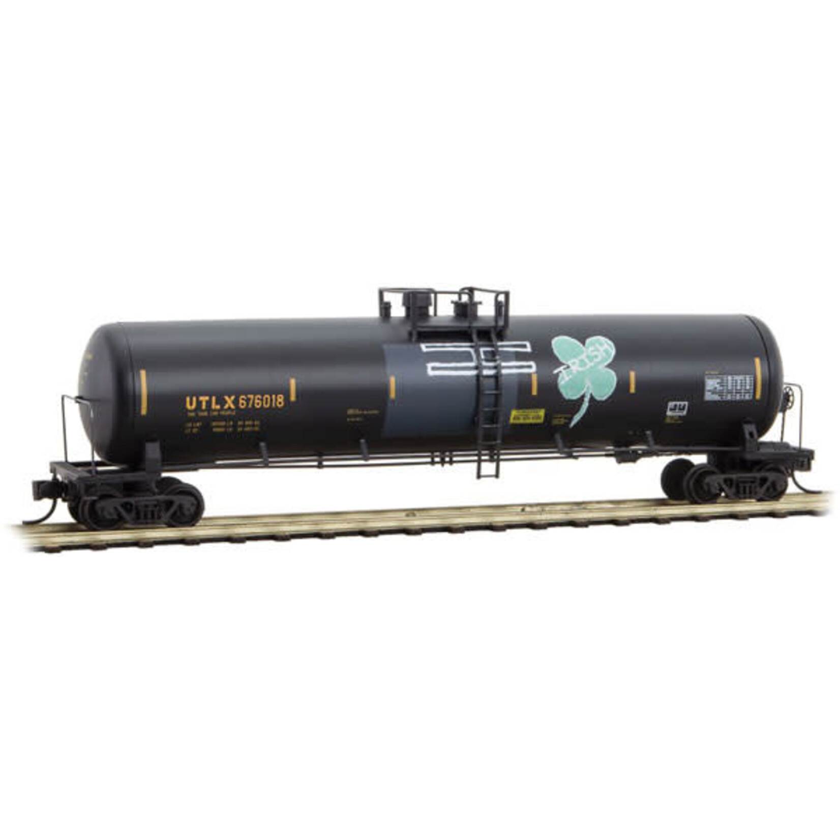 Micro Trains Line 11044480 N UTLX Tank Car 676018 "Clover" Graffiti