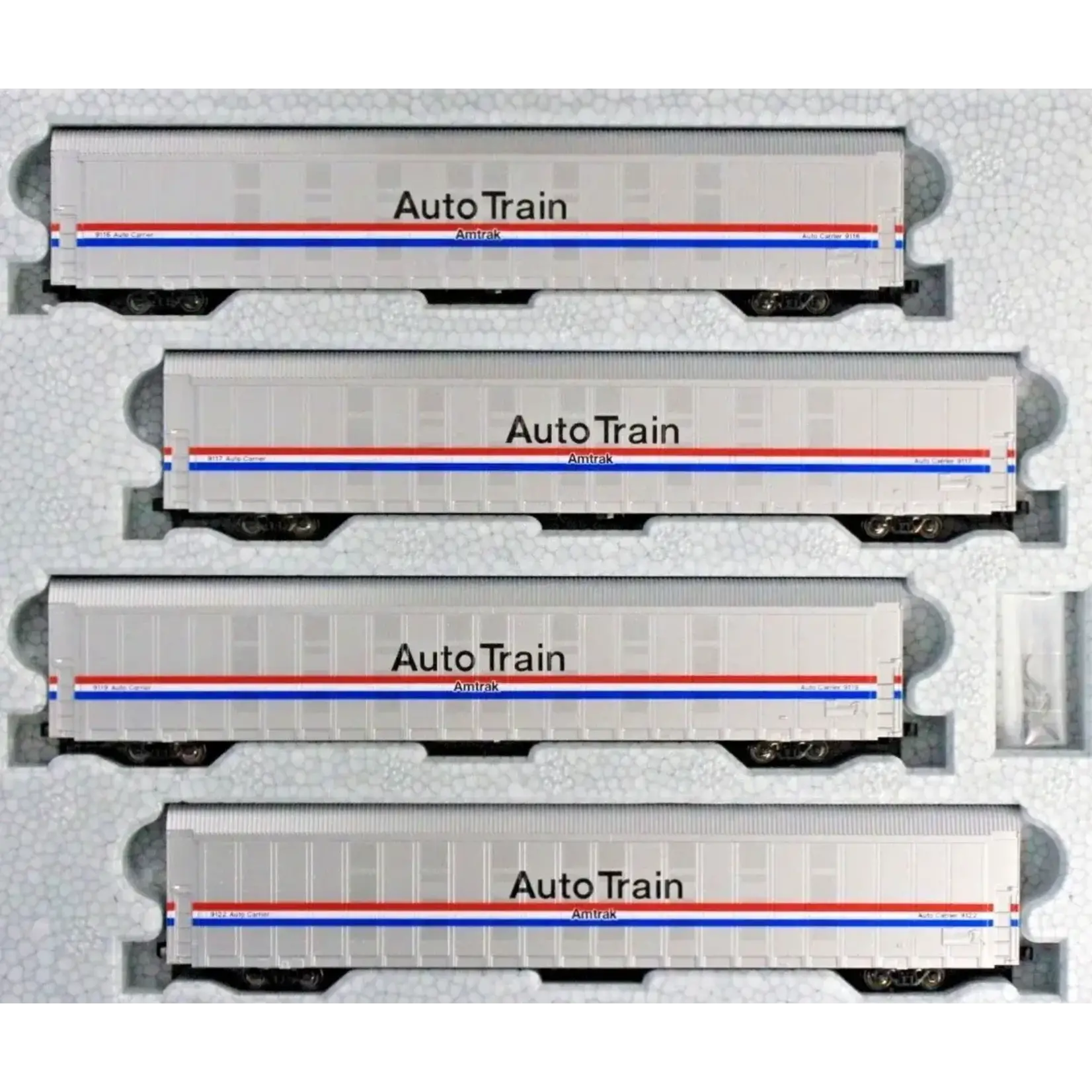 Kato 1065508 N Autorack Amtrak Auto Train Phase III 4-Car Set 2