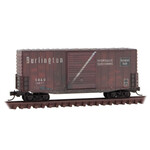 Micro Trains Line 10144140 N 40' Hy-Cube Box Car, Chicago Burlington and Quincy