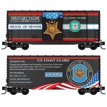 Micro Trains Line 10100764 N Military Valor Award Car- U.S. Coast Guard