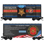 Micro Trains Line 10100763 N Military Valor Award Car- U.S. Marine Corps