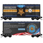 Micro Trains Line 10100762 N Military Valor Award Car- U.S. Navy