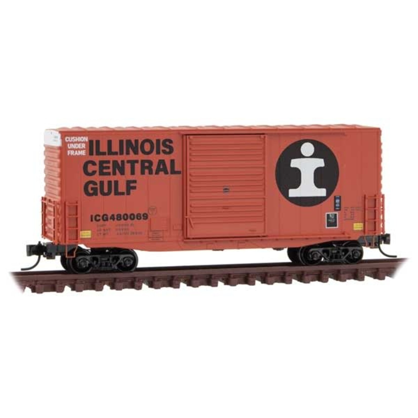 Micro Trains Line 10100150 N 40' Hy-Cube Box Car/Single Door/Illinois Central Gulf