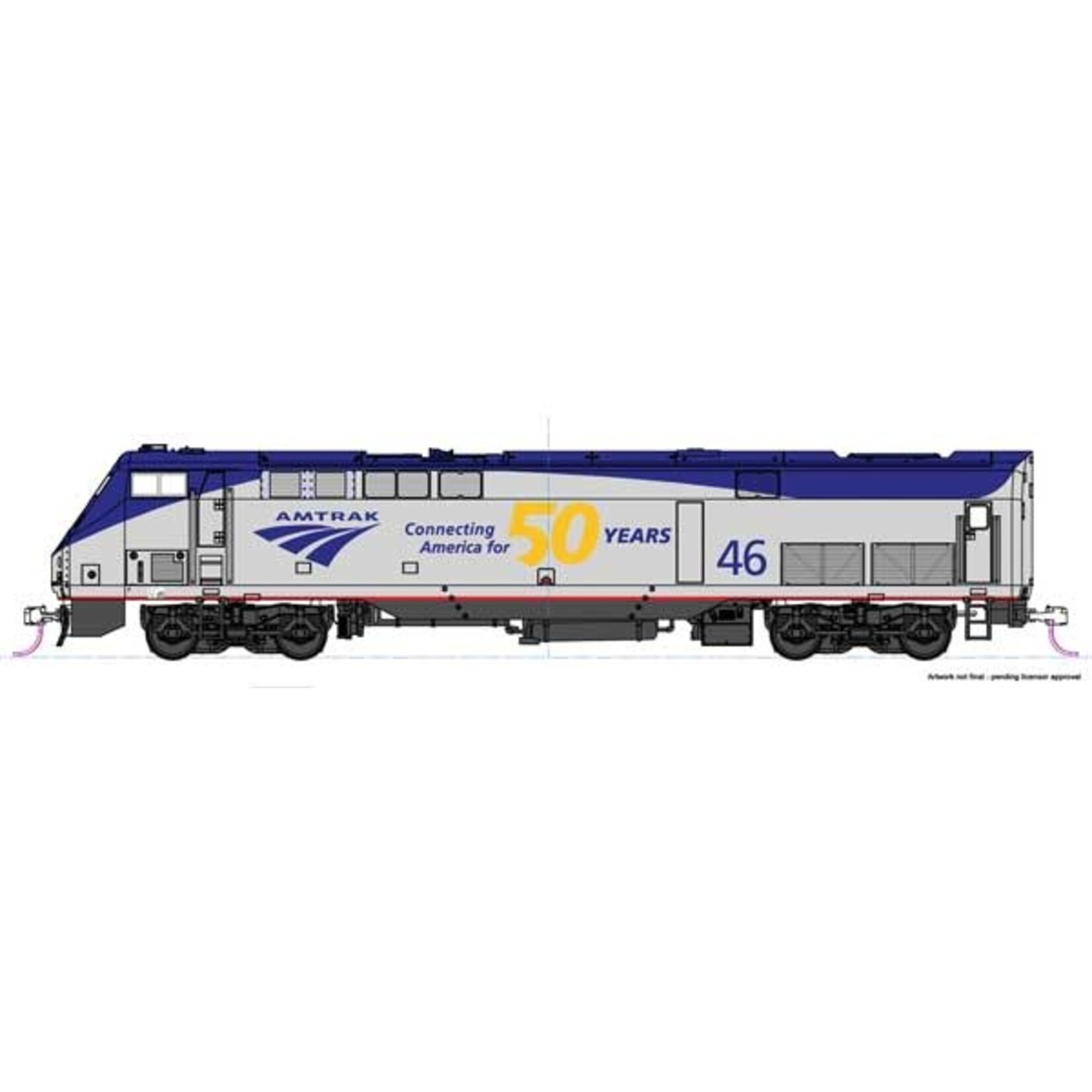 Kato 376112 HO Amtrak 50th Anniversary