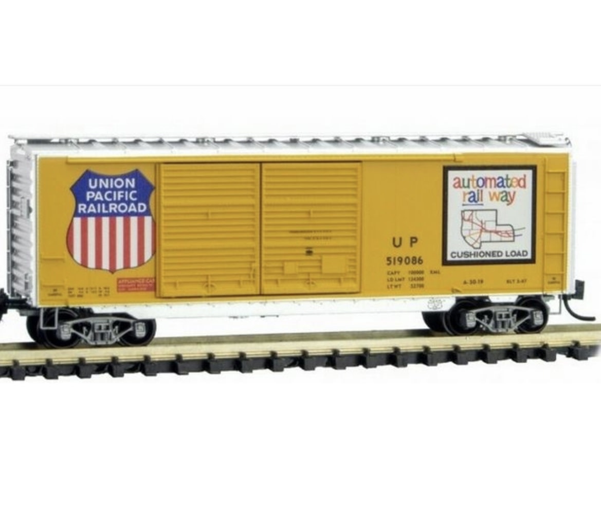 02300361 N 40' Standard Box Car with Double Doors, Union Pacific