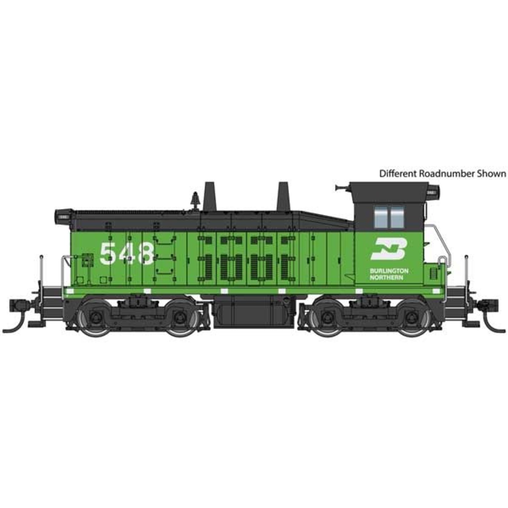 Walthers 20612 HO DCC EMD NW2 BN 566
