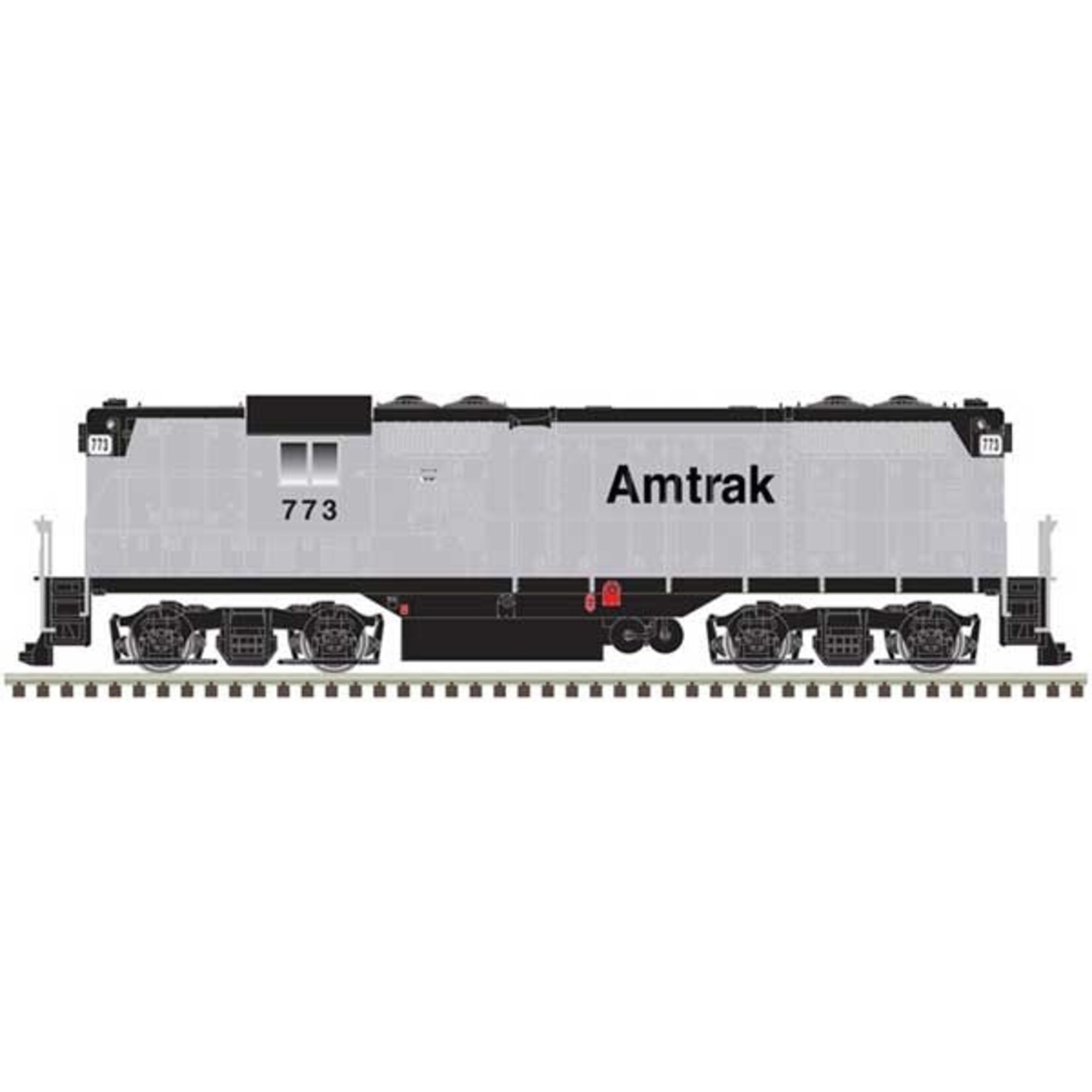 Atlas 10002905 HO Silver GP-7 Amtrak 773 Diesel Locomotive